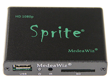 MedeaWiz DV-S1 Sprite push button triggered video player with serial control